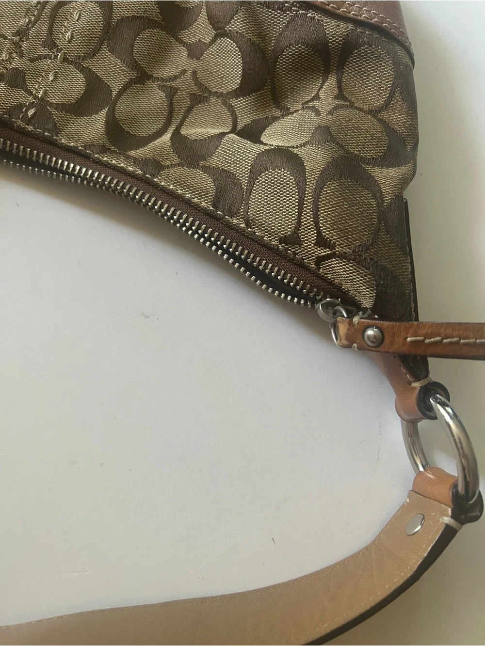 Vtg Coach Hamptons Shoulder Bag